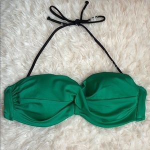 Victoria’s Secret green twist swim top